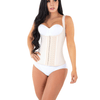 Waist Trainer With Wide Straps - 5020 - Beige