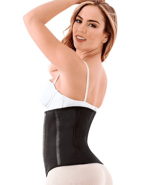 Latex Waist Trainer Cincher With 3 Rows Of Hooks For Workouts