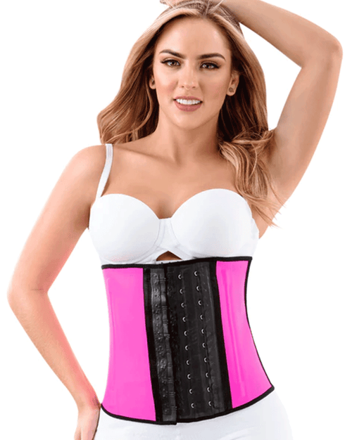Latex Waist Trainer Cincher With 3 Rows Of Hooks For Workouts