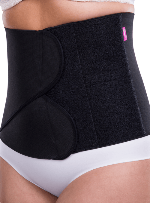 Kpress 9 inch- Unisex abdominal binder - 2 adjustable cross panels