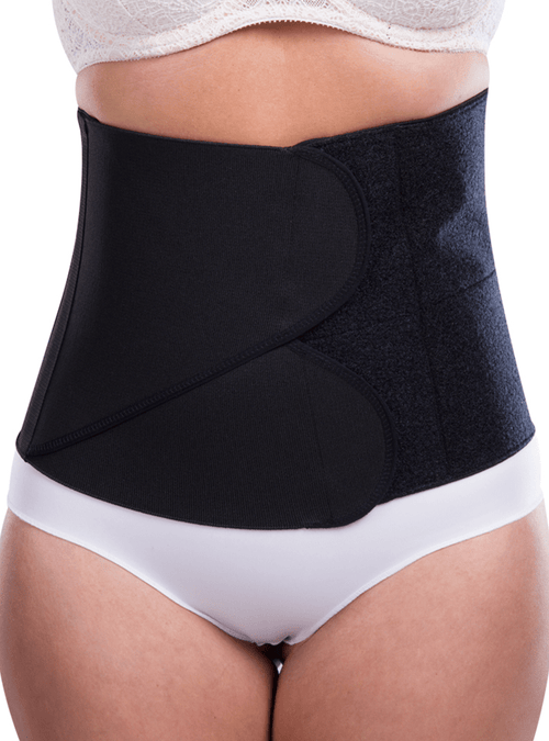 Kpress 9 inch- Unisex abdominal binder - 2 adjustable cross panels