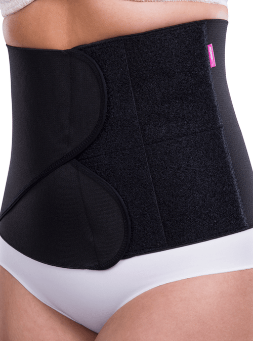 Unisex Abdominal Binder - 2 Adjustable Cross Panels