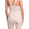 VF Variant - Post Surgical Above Knee Adjustable Compression Girdle With Crotch Opening - Natural