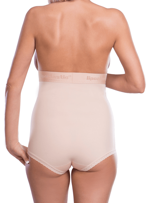VH Without Zipper - Post Surgical Girdle - Pull Up' Design With Hook & Eye Accessible crotch Opening