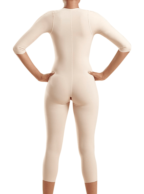 Bodysuit With 3/4-length Sleeves - Calf Length