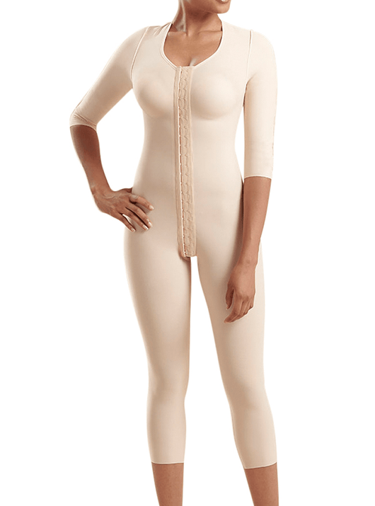 Bodysuit With 3/4-length Sleeves - Calf Length