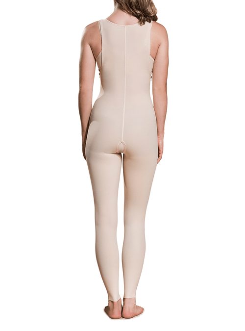 Shapewear Legging With Suspenders, Ankle-Length Post-Surgery Compression Girdle