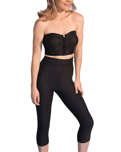 High-waist Capris