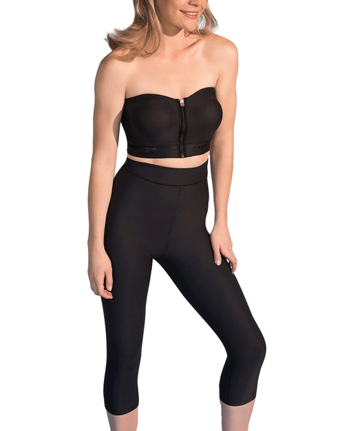 High-waist Capris