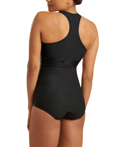 High-waist Zipperless Girdle - Bikini Length - Beige