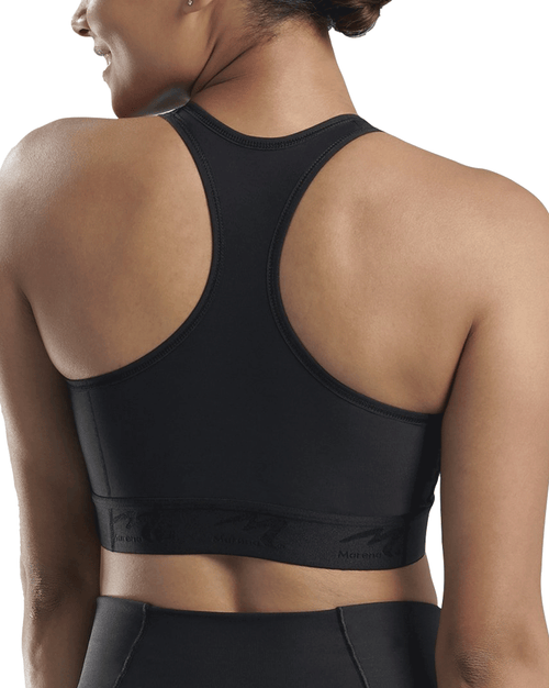 Wireless Plunge Bra with Molded Cups and Racerback Support