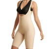Reinforced Girdle with High-Back and Layered Panels - Short length - Beige/Black