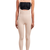 Shapewear Legging With Suspenders, Ankle-Length Zipperless Compression Girdle