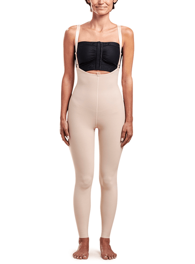 ZIPPERLESS GIRDLE WITH SUSPENDER- ANKLE LENGTH