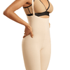 ZIPPERLESS GIRDLE WITH SUSPENDERS- SHORT LENGTH - Size L