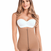 Colombian Fajas Body Shaper Girdle with Butt Lift, Open Bust, High Compression