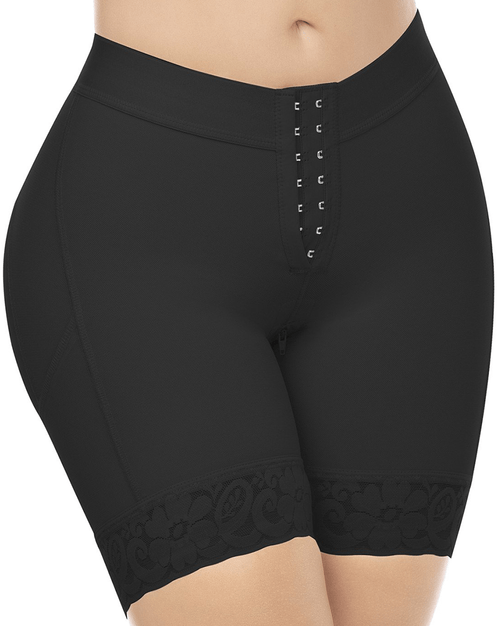 Colombian Fajas Shorts High Compression Tummy Control with Zippered Crotch