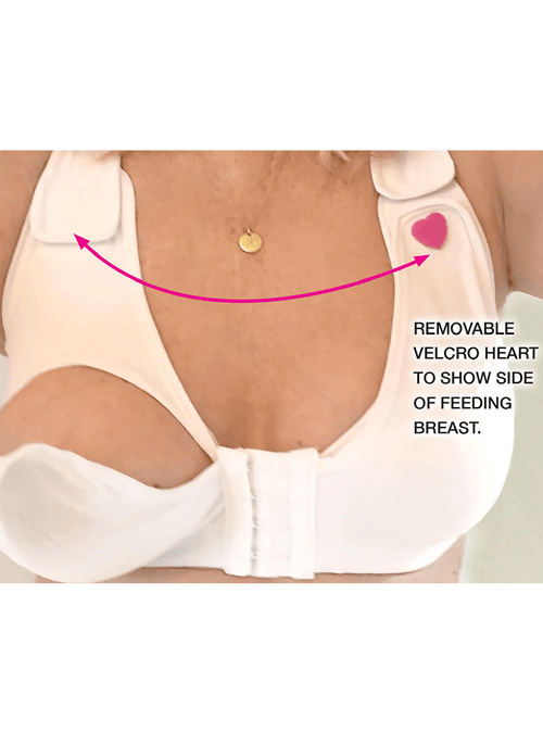 Nursing Bra Wire-Free With Easy-Access Clips For Pregnancy And Postpartum