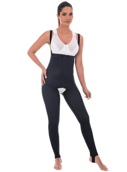 Elegance Lipo Panty High to the Ankle - Black