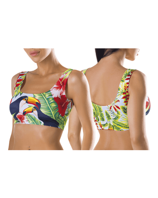 Tropical - Toucan - Crop Top