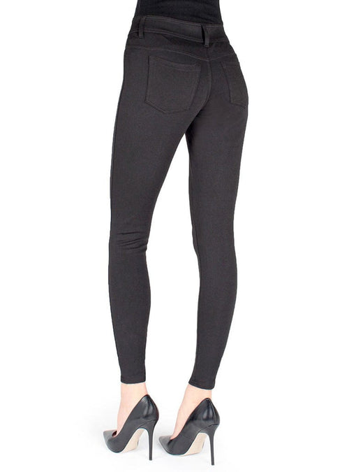 Shapewear Legging Ponte Compression Pants-Style With Pockets And Zipper