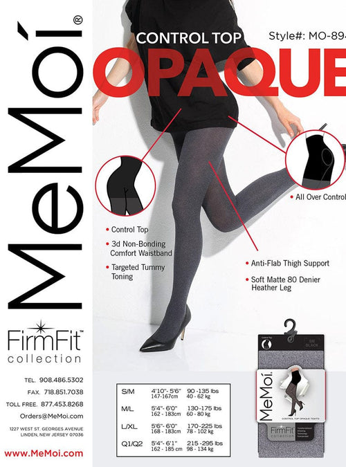 Firmfit Heather Control Top Tights