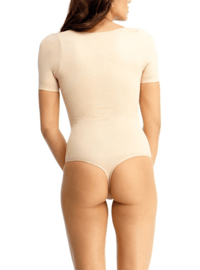 Impresa Short Sleeve Thong Bodysuit Shaper