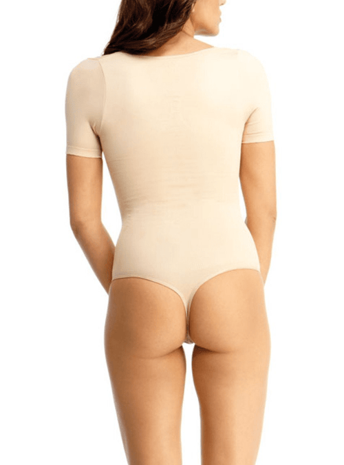 Impresa Short Sleeve Thong Bodysuit Shaper