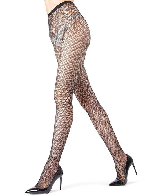 Infinite Diamond Lurex Net Tights