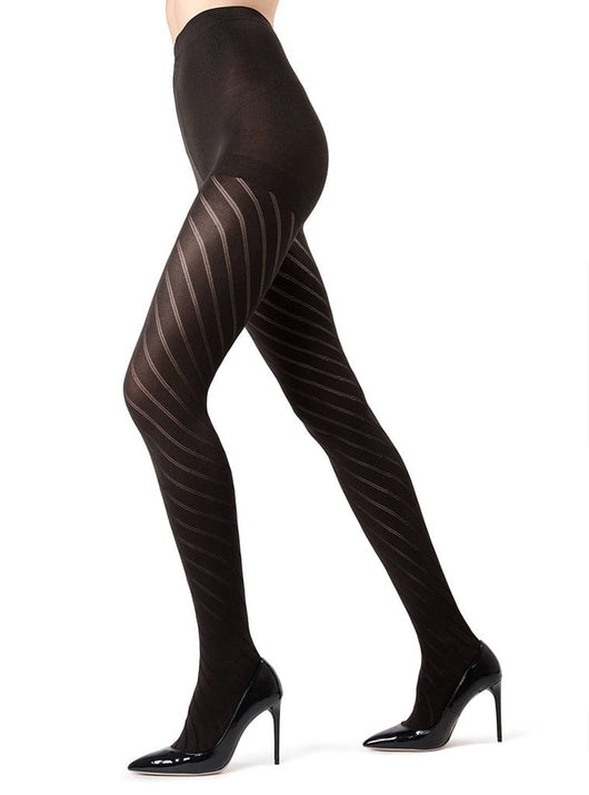 Spiral Opaque Tights