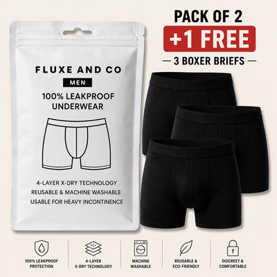 Men’s 100% Leakproof Underwear - Washable & Keeps You Dry