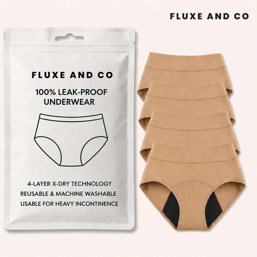 100% Leak-Proof Underwear (Beige color)