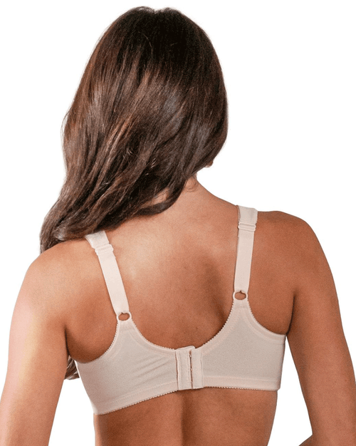 Full Figure Underwire Bra With Three-Section Cups And Extra Firm Support