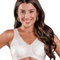 Brand Printed Full Figure Support Underwire Bra - Fawn