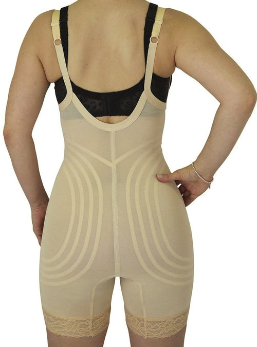 Shapewear Bodysuit Extra Firm Body Briefer Mid-Thigh Shaper