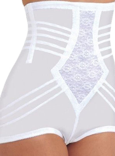 Extra Firm High Waist Brief - Beige / Black / White