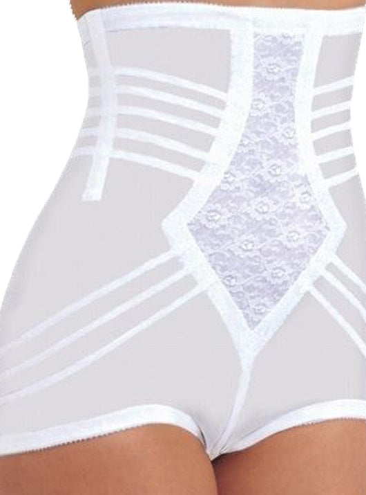 Extra Firm High Waist Brief - Beige / Black / White
