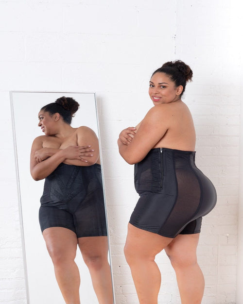 Extra Firm High Waist Long Leg W/Zipper