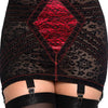 Extra Firm Open Bottom Girdle with Garter Clips Tummy Tamer Panel