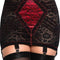 Extra Firm Open Bottom Girdle with Garter Clips Tummy Tamer Panel
