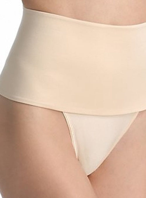 Tummy Control Panties Extra Firm Wide Band Thong Shaper