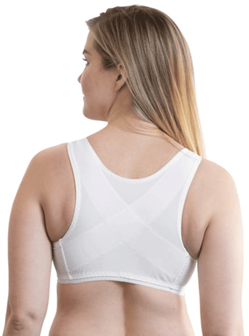 Front Closure Bra With Back Support Bandeau Strapless Posture Bra