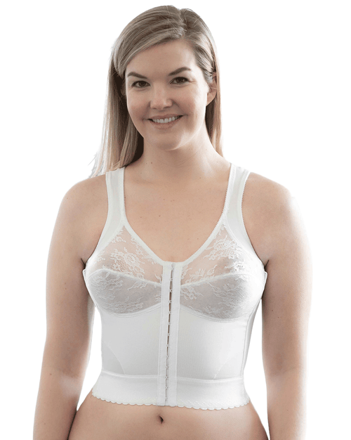 Front Closure Back Support Long Line Shapewear Bra