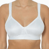 Full Figure Molded Soft Cup Bra with Wireless Support and Wide Straps