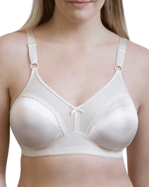 Full Figure Wireless Minimizer Bra With Soft Stretch Cups And Adjustable Straps