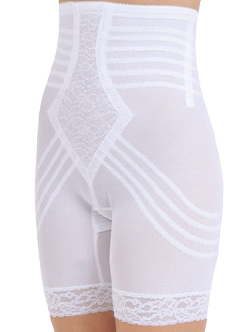 High Waist Leg Shaper Firm Shaping Tummy Thigh Shapewear White Beige Black