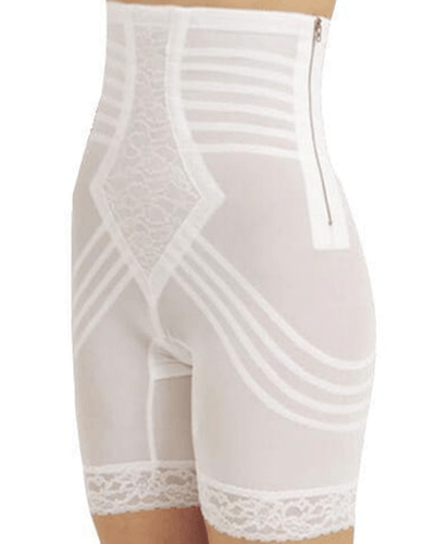 High Waist Leg Shaper Firm Shaping - White/Black