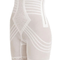 High Waist Leg Shaper Firm Shaping - White/Black