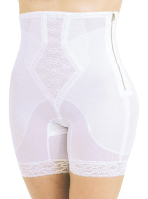 High Waist Leg Shaper Medium Control Shapewear In White