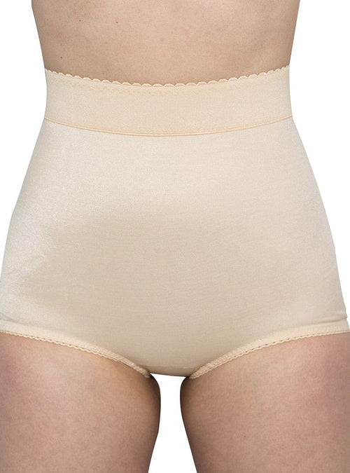 High Waist Light Shaping Panty Brief - Beige / Black / Mocha